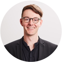 Staff member Chris Power at Ento