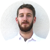 Staff member Kevin O'Brien at Ento