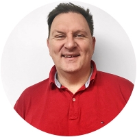 Staff member Jonathan Hotston at Ento