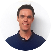 Staff member Shane Stephens at Ento