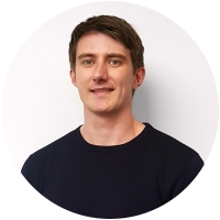 Staff member Ben Mohler at Ento