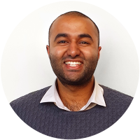 Staff member Varun Kumar at Ento
