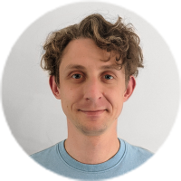 Staff member Eryk Grasela at Ento