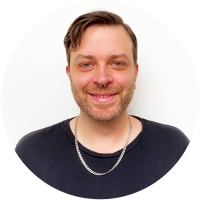 Staff member Jon Upton at Ento