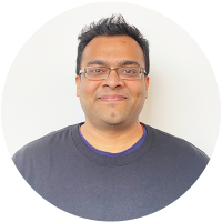 Staff member Vikram Prabhu at Ento