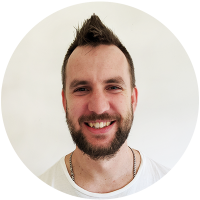 Staff member Marinus Jansen van Vuuren at Ento