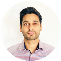 Staff member Murtaza Husain at Ento